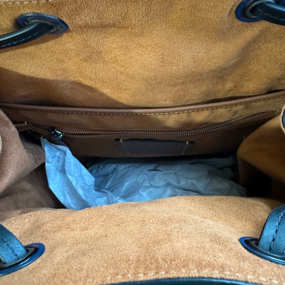 🥰 Coach Hitch Backpack Deep Blue - Picture 14 of 16